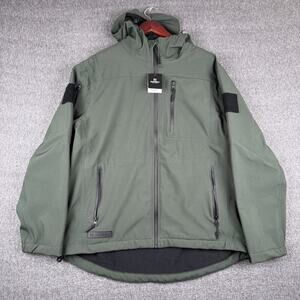BaerSkin Waterproof Softshell Jacket‎ 2.0 Men's XL Green Outdoors Tactical Gorp